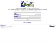 Tablet Screenshot of mantis.ddialliance.org